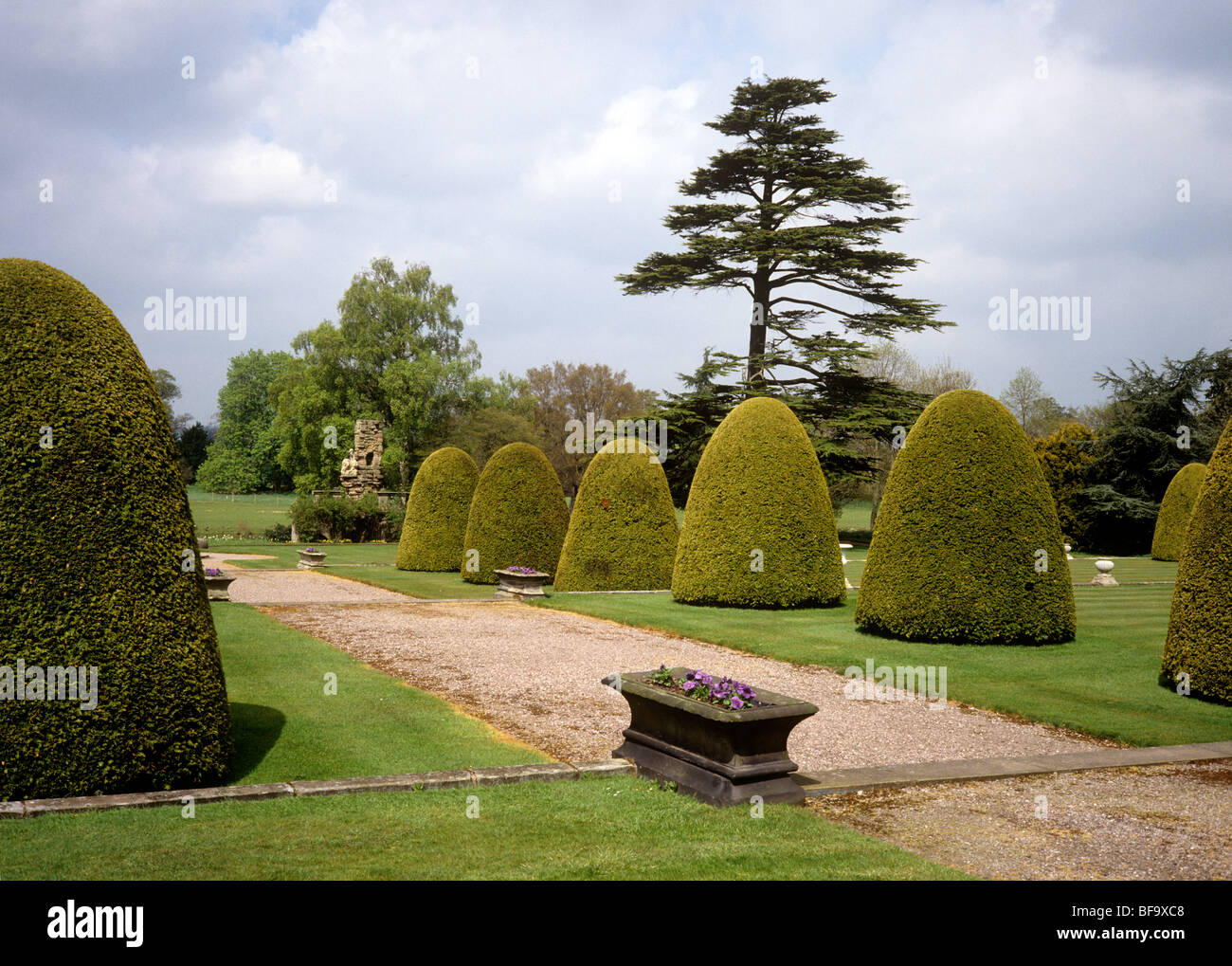 UK, England, Staffordshire, Stafford, Shugborough House, gardens Stock Photo