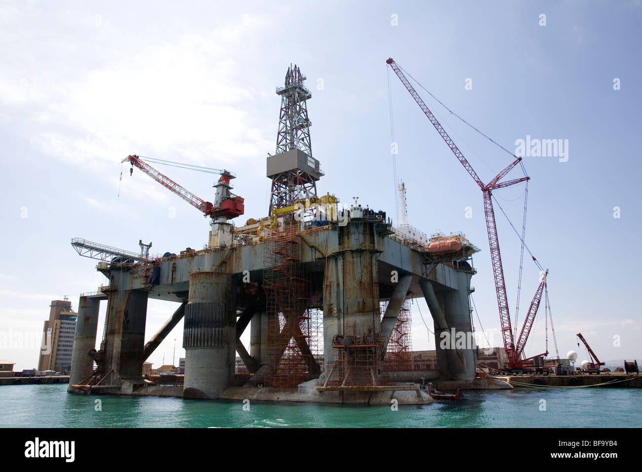 Oil Rig - Pride of South Pacific - Cape Town, South Africa Stock Photo