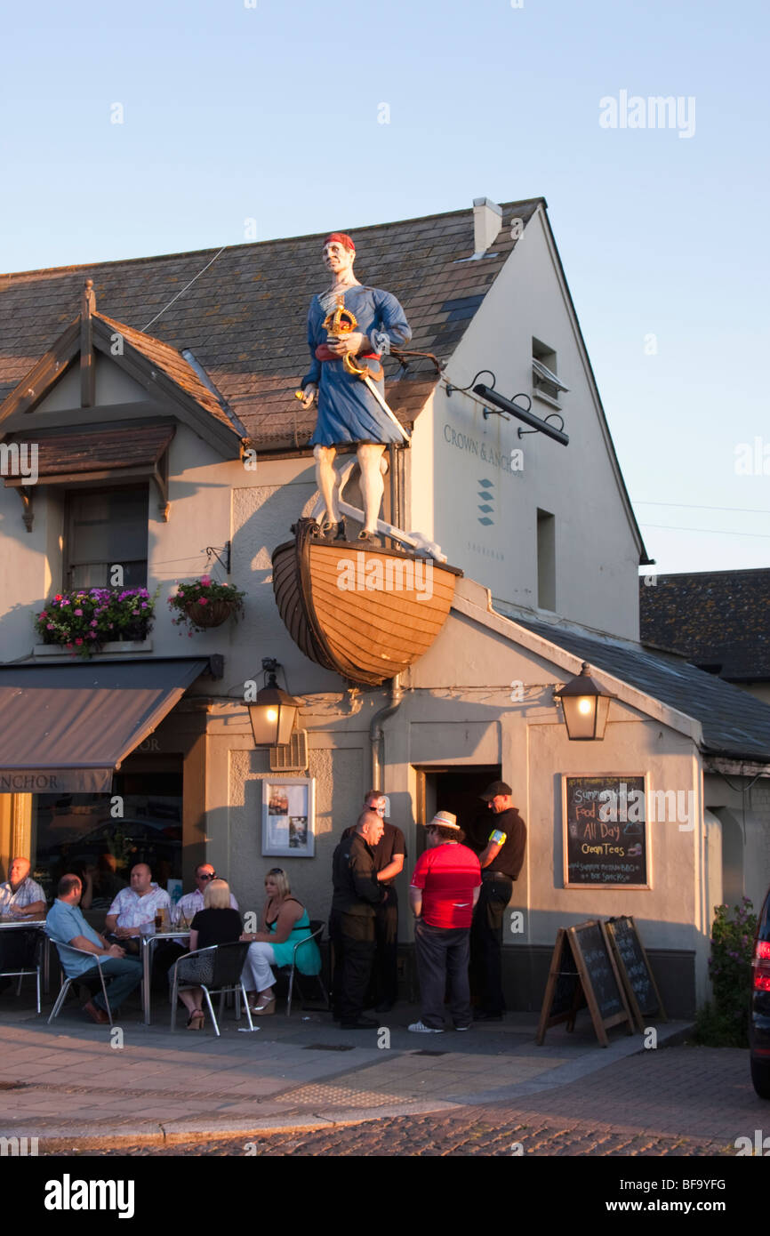 Crown and Anchor Pub Shoreham Stock Photo Alamy