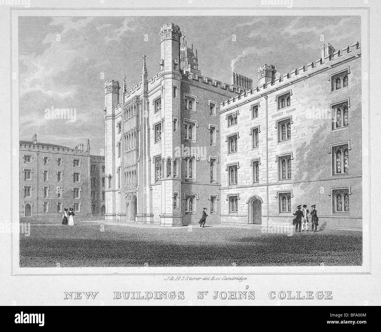 St John’s College, Cambridge – New Buildings Stock Photo