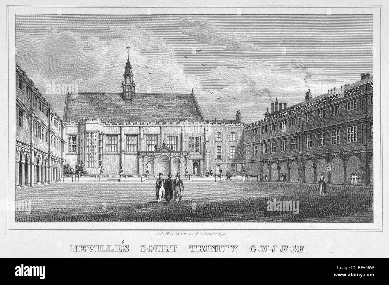 Trinity College, Cambridge Nevile’s Court and Hall Stock Photo Alamy