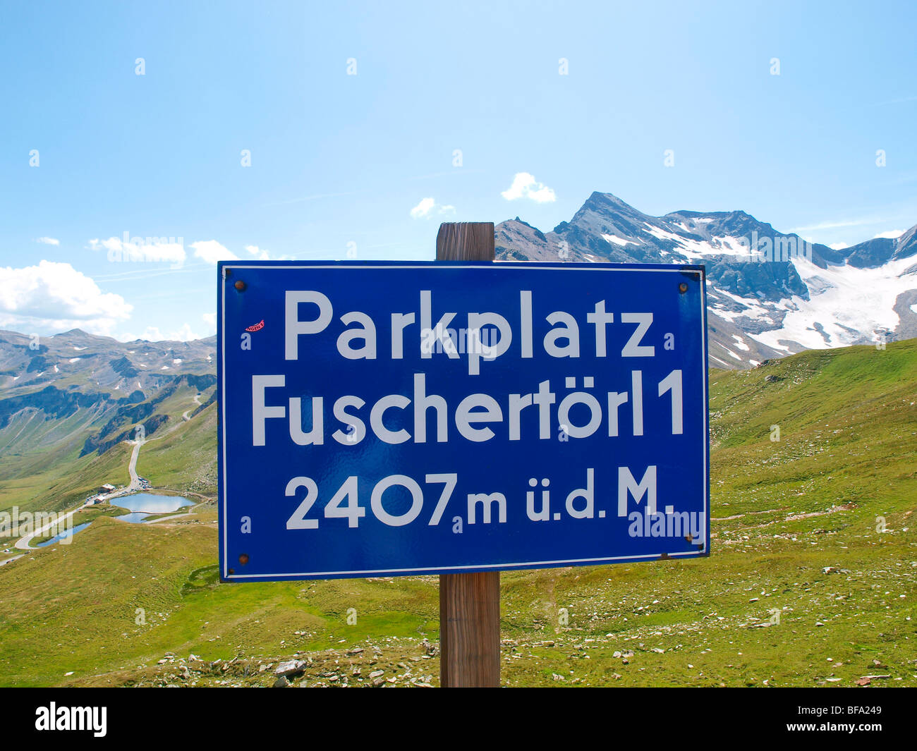 Grossglockner area, high alpine road, Fuschert÷rl, Austria Stock Photo