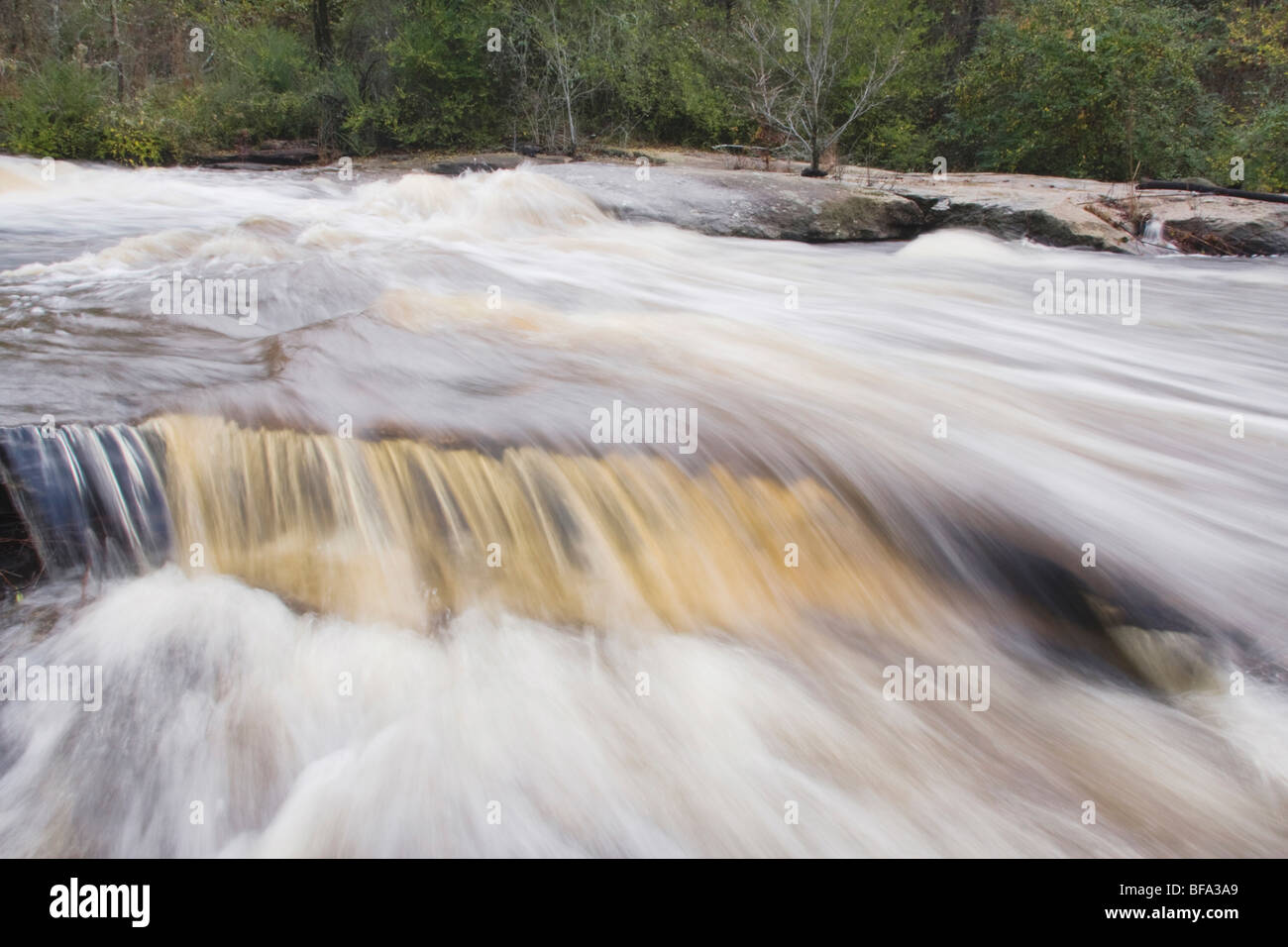 Little River flowing through Rolesville Millpond Natural Area