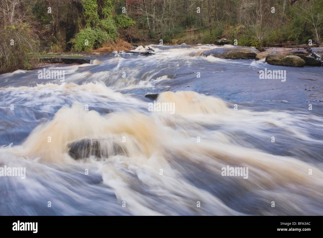 Little River flowing through Rolesville Millpond Natural Area