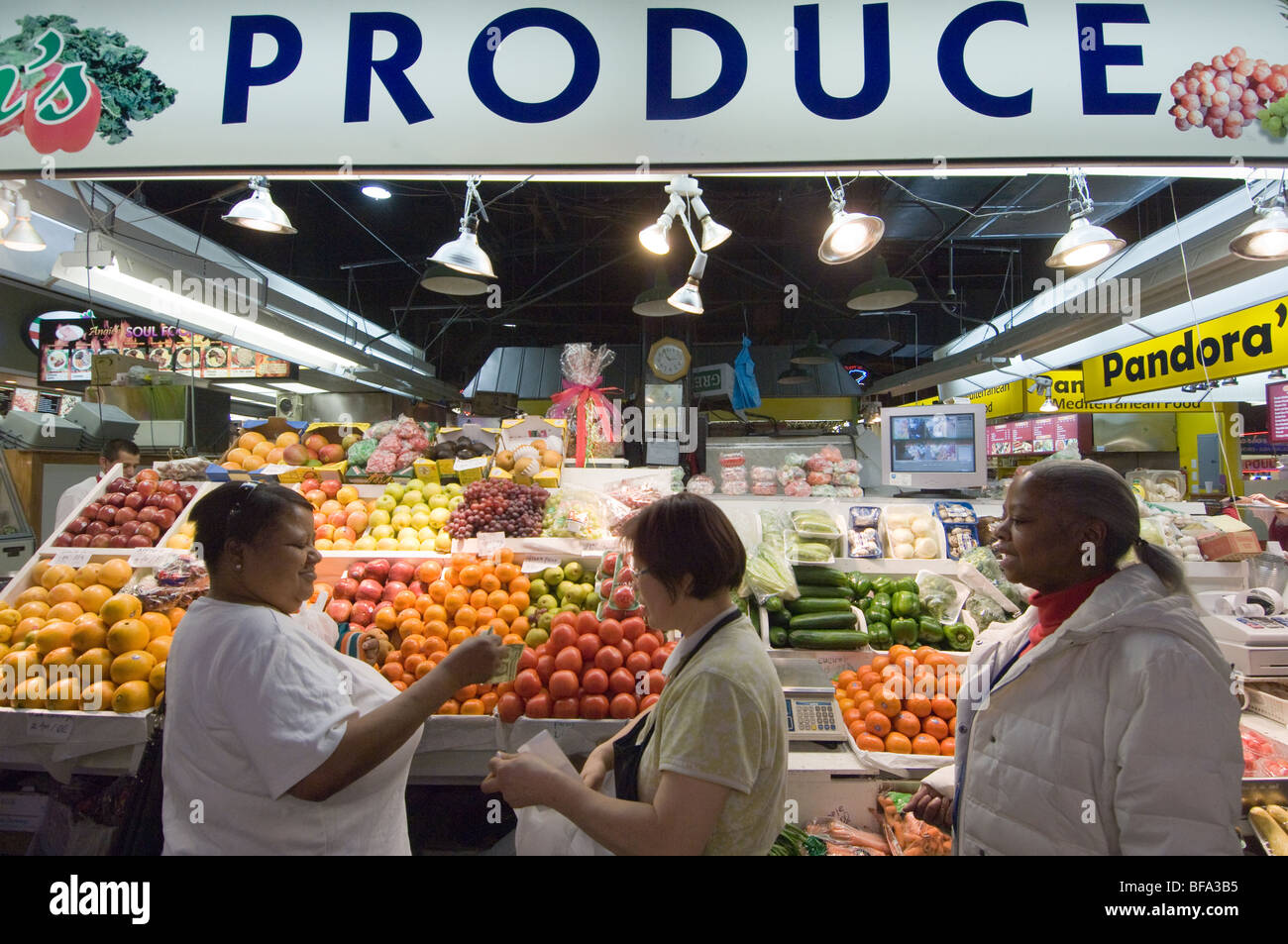 Lexington Market , Baltimore Maryland Stock Photo