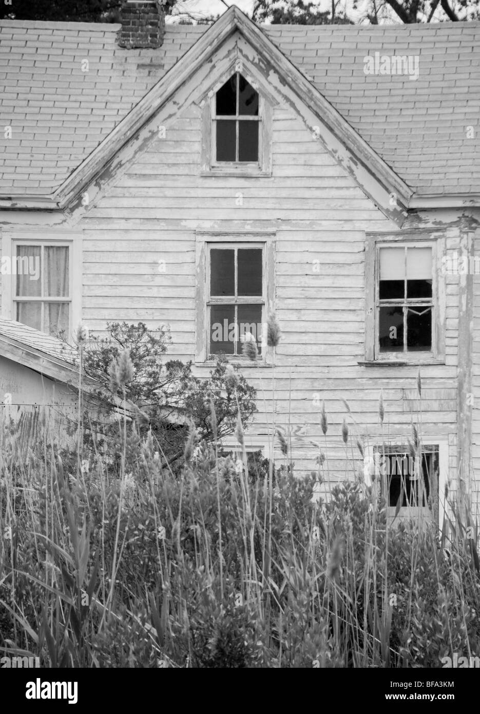 Abandoned house, Smith Island Maryland Stock Photo