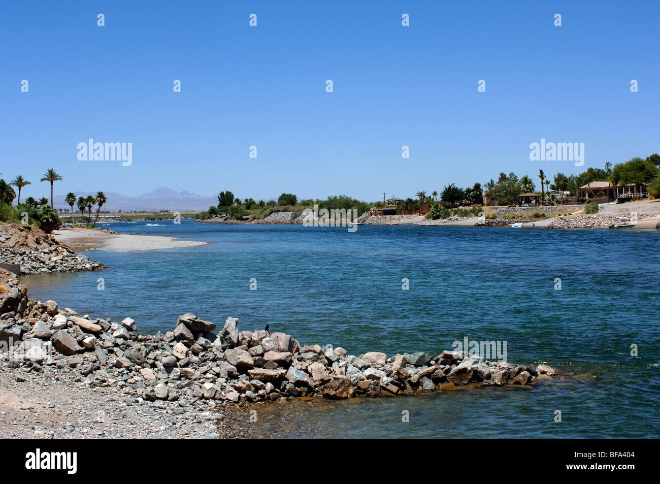 Colorado River at Needles, CA Stock Photo Alamy