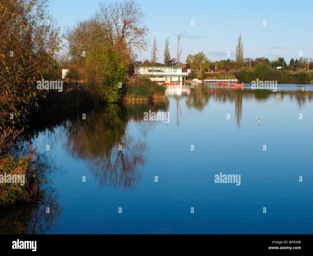 Upton Warren, sailing lake, Worcestershire Stock Photo Alamy