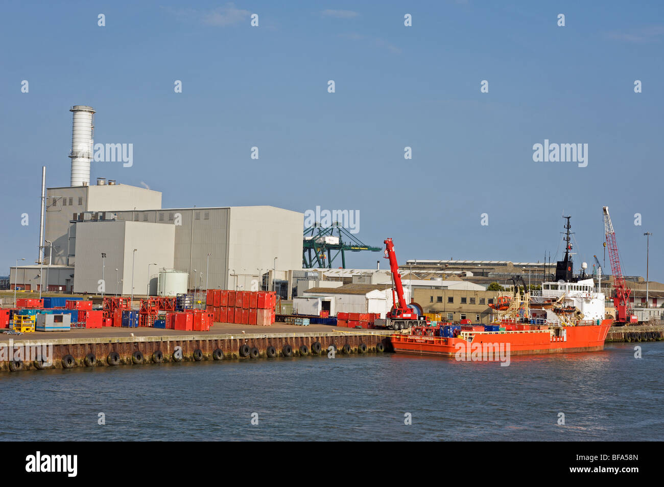 Gas fired power station, Great Yarmouth, Norfolk, UK Stock Photo Alamy