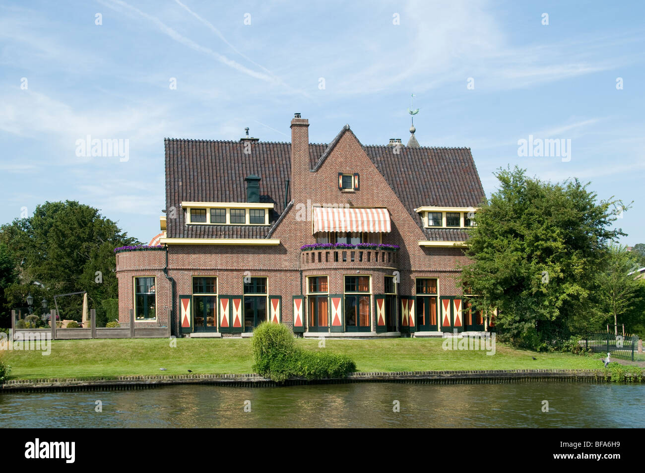 Haarlem Netherlands Holland Spaarne Estate Town Stock Photo Alamy