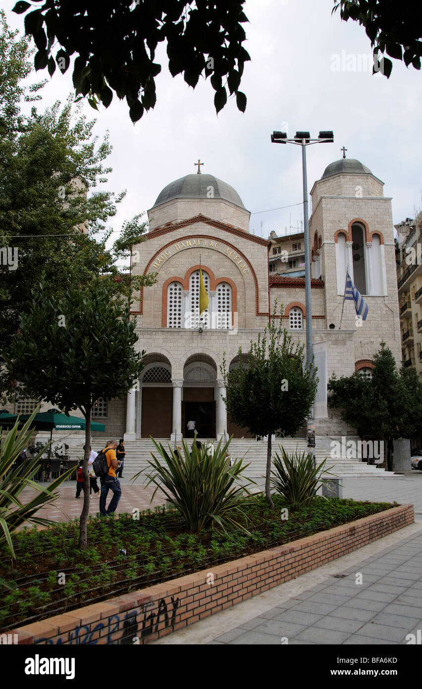 Church of Panagia Dexia central Thessaloniki northern Greece Stock Photo