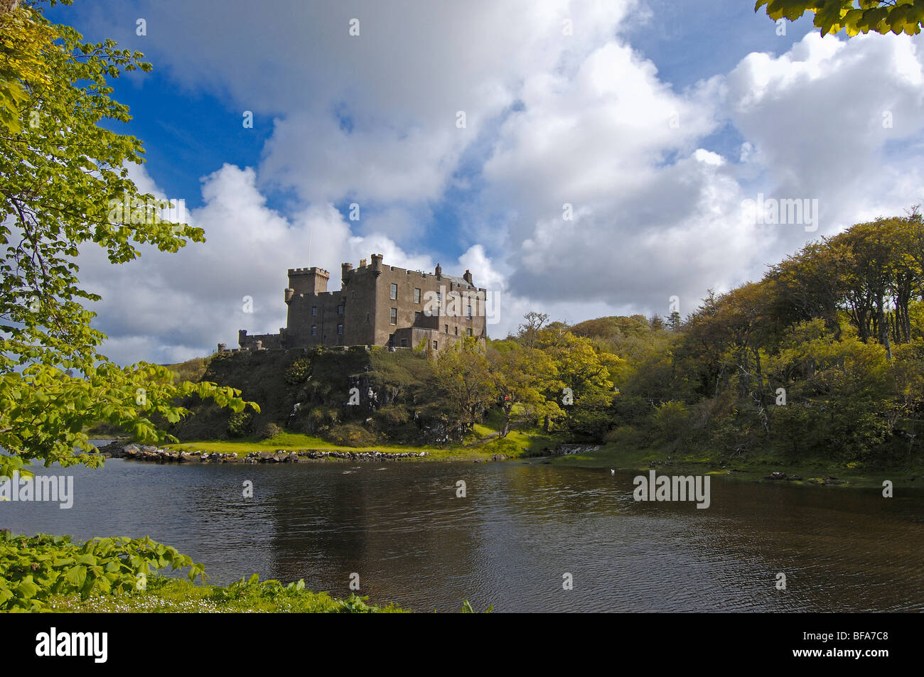 Dunvegan Castle. Isle of Skye. Scotland. U.K Stock Photo Alamy