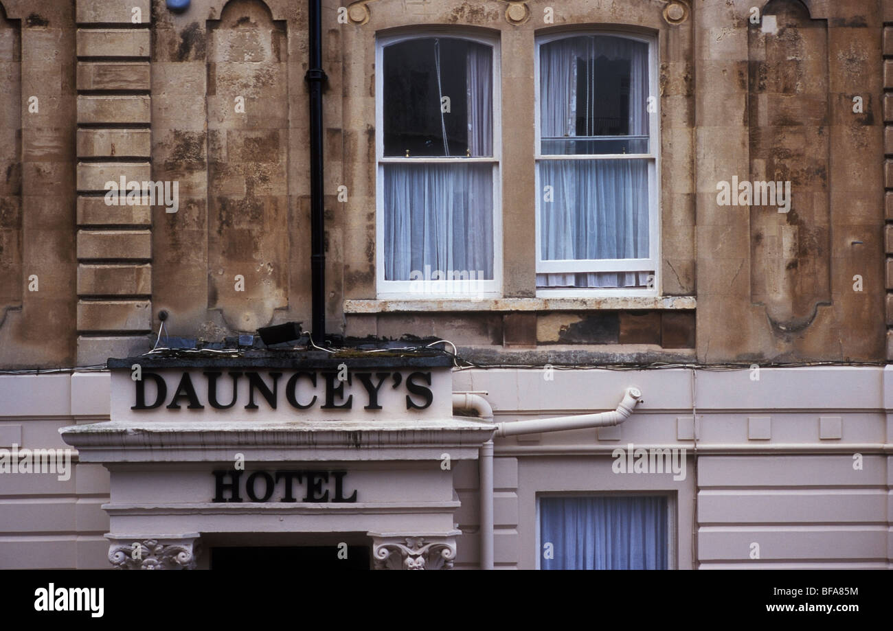 Dauncey s Hotel in Claremont Crescent Weston Super Mare Somerset UK Stock Photo