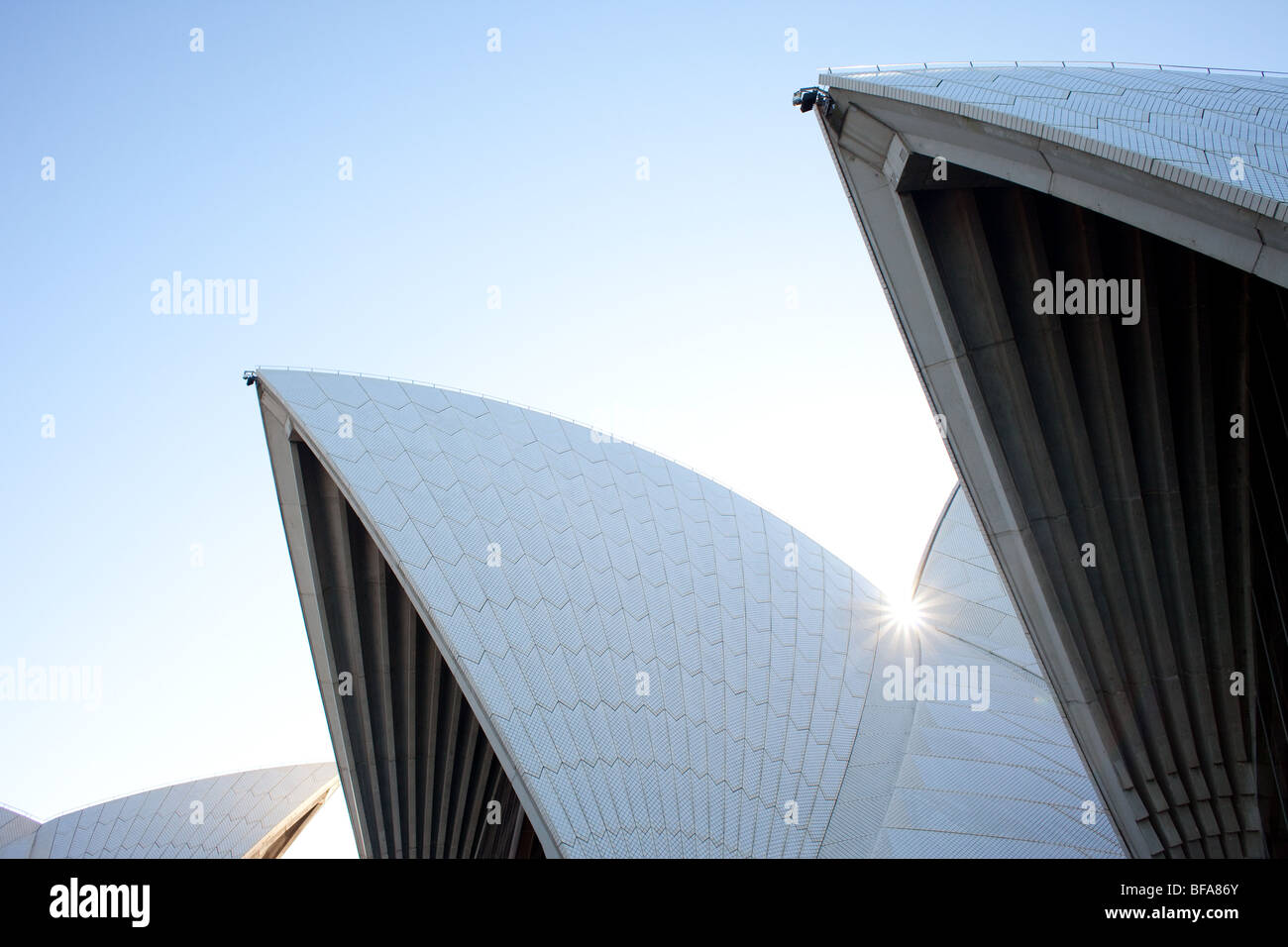 The shells of the Sydney Opera House, one of the world's most famous ...