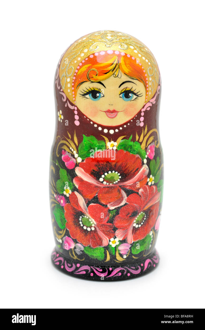 Russian Nesting Doll -  Matryoshka Stock Photo