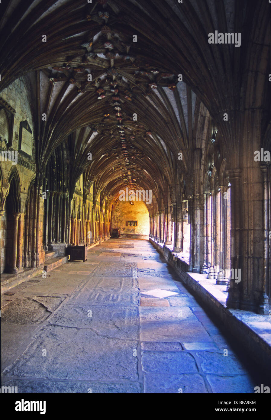 Canterbury Cathedral; cloisters Stock Photo