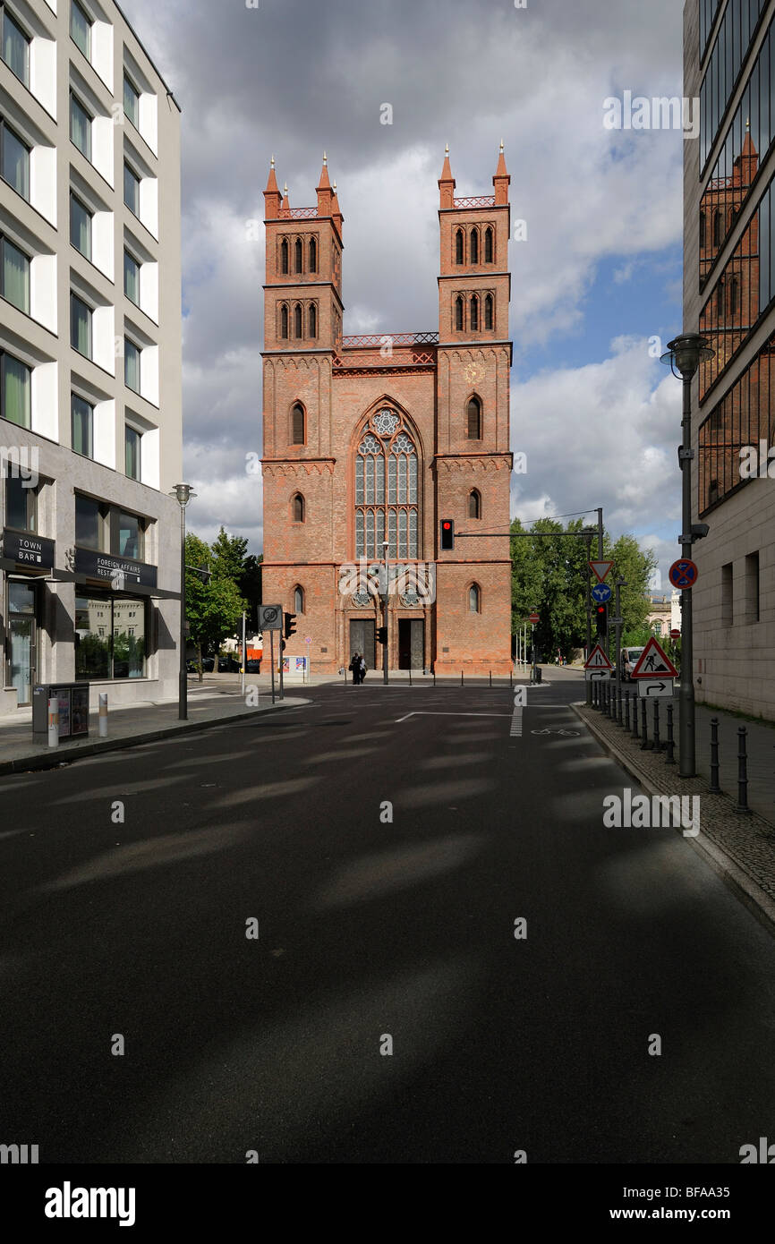 Berlin. Germany. Friedrichswerder Kirche aka Schinkel Museum. Stock Photo