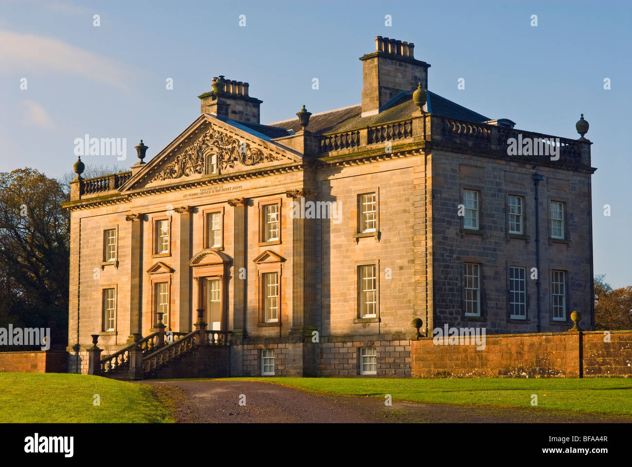 Auchinleck House, Ayrshire, Scotland Stock Photo