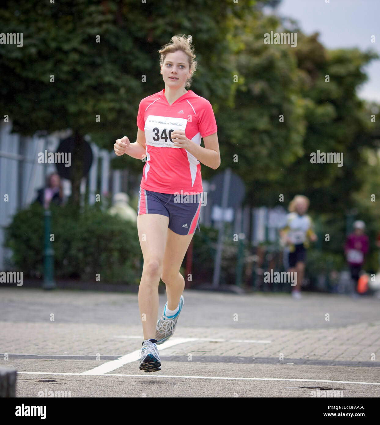 City run through Radevormwald . Stock Photo