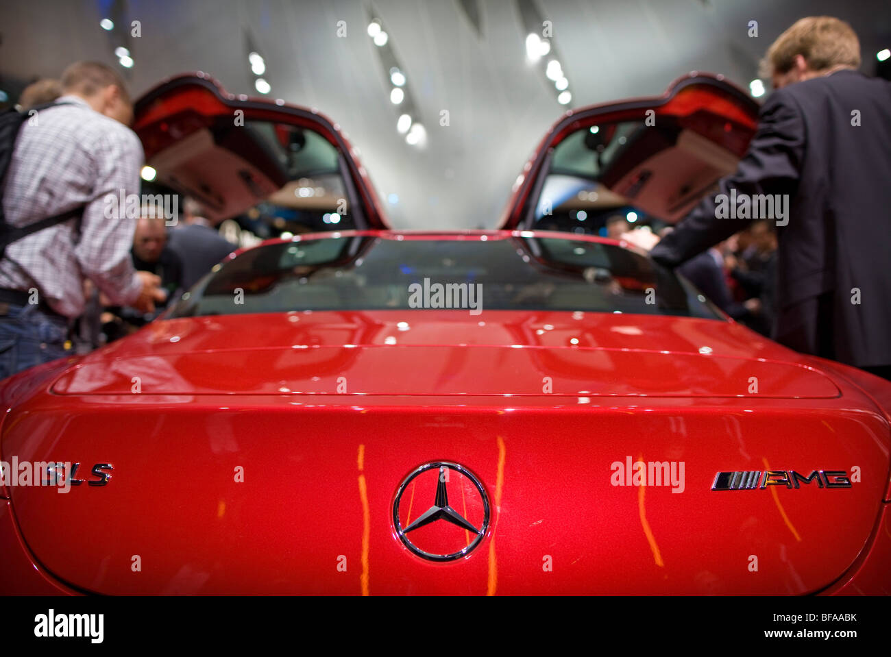 SLS Mercedes at the IAA . Stock Photo