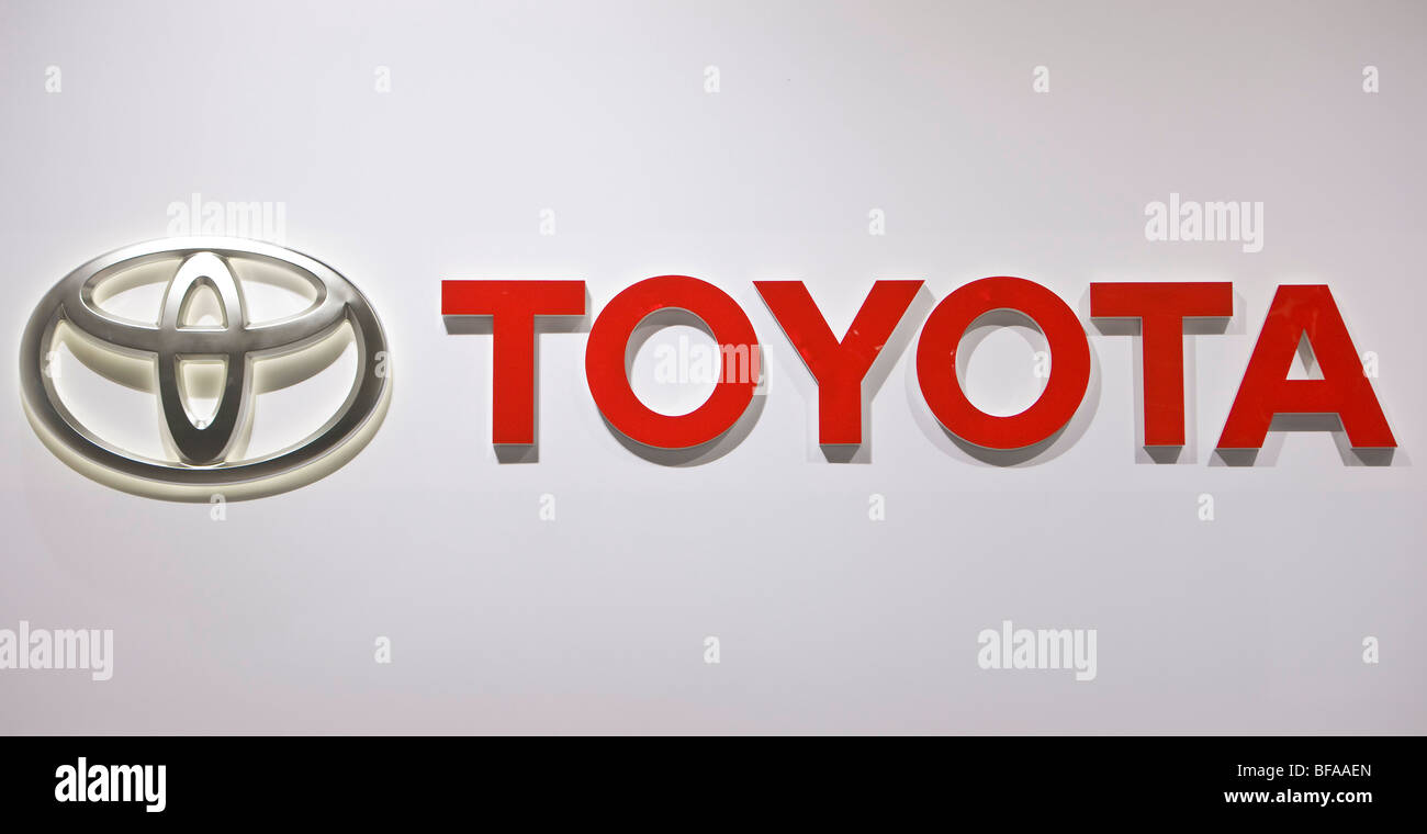 Logotype of Toyota Stock Photo