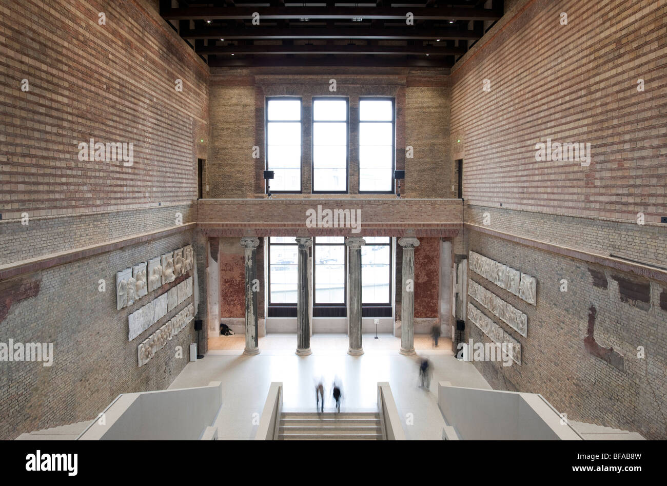 Stairhall - New Museum in Berlin Germany Stock Photo