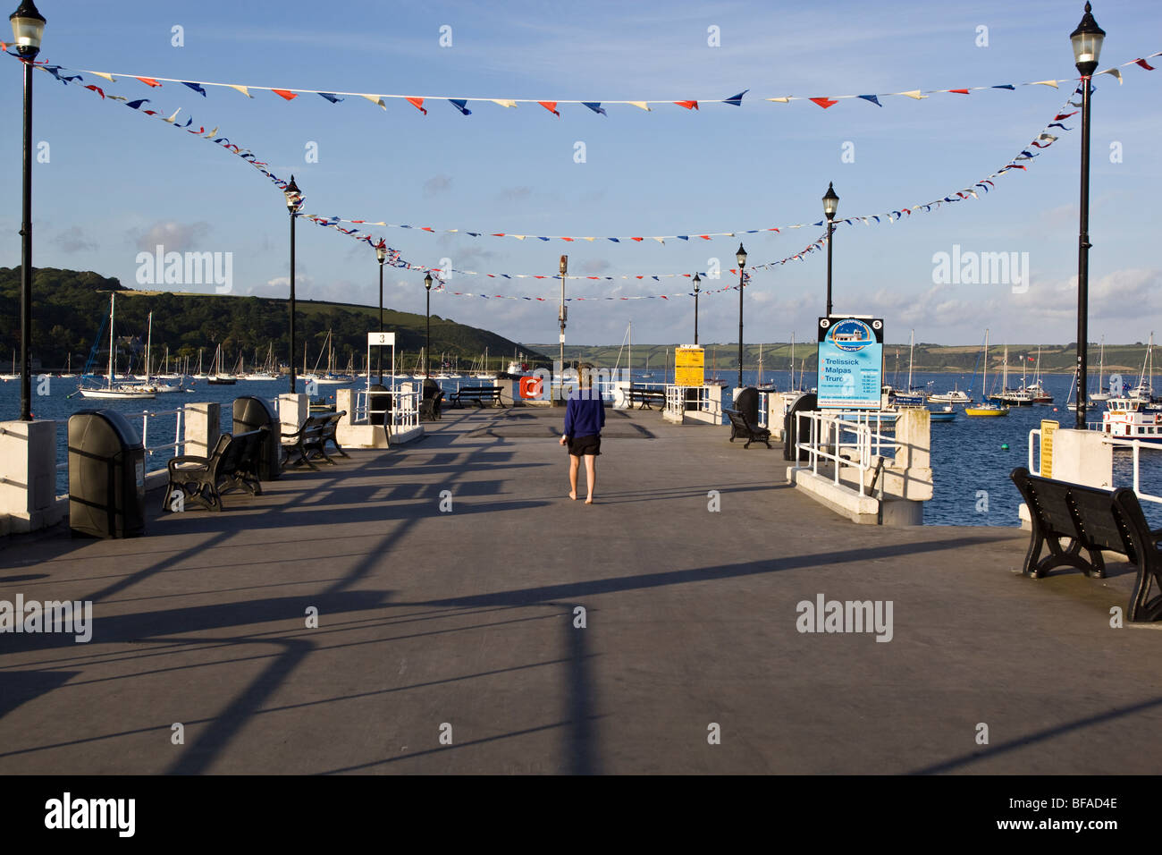 Prince of Wales Pier Falmouth Cornwall Stock Photo