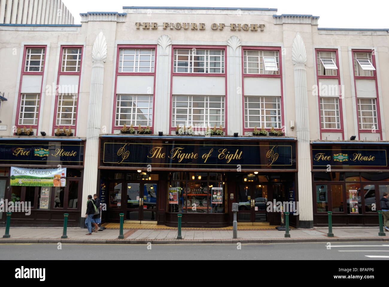 The Figure of Eight pub in Broad Street, Birmingham, West Midlands