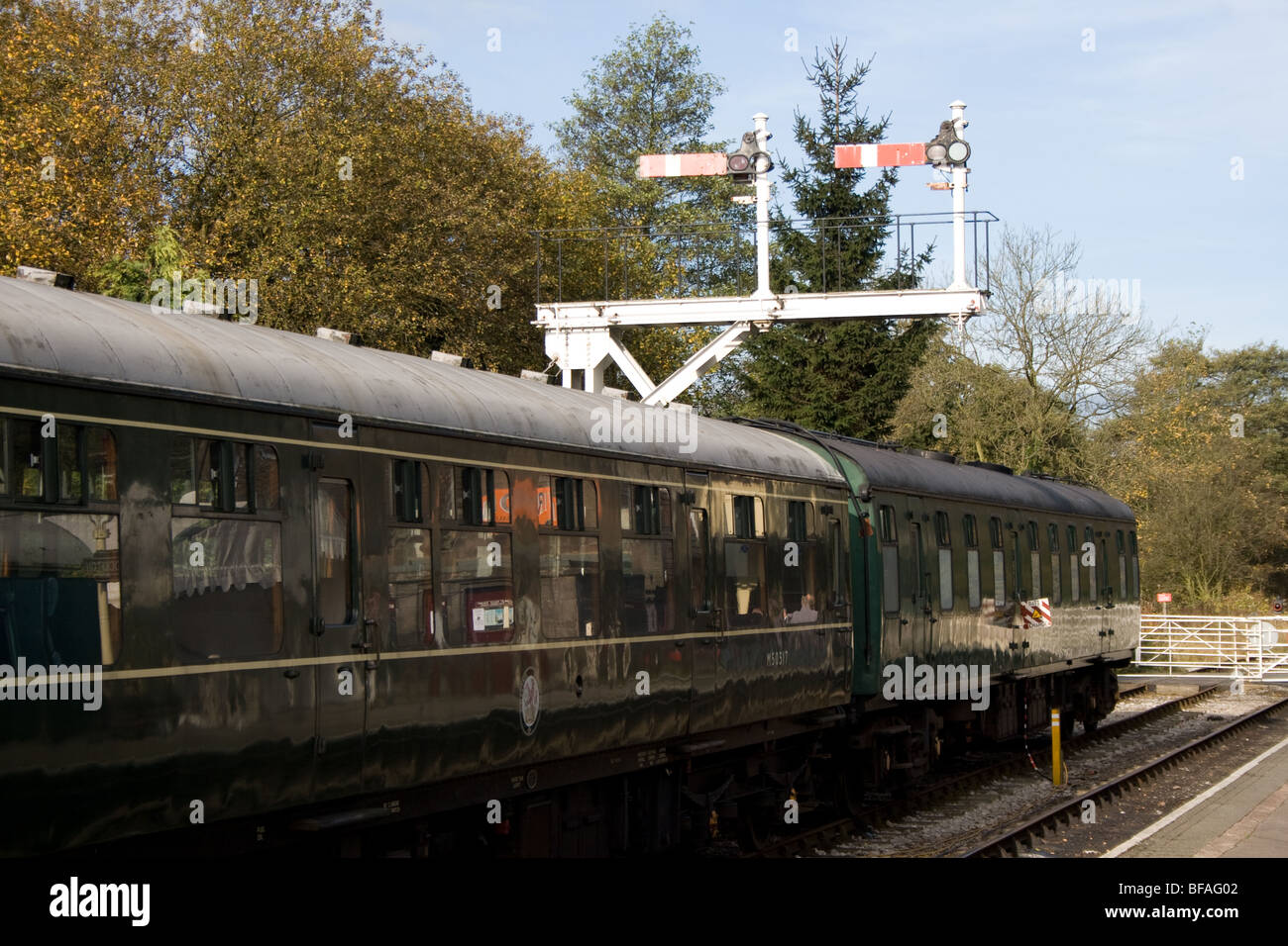 Cheddleton preserved Railway Station Stock Photo