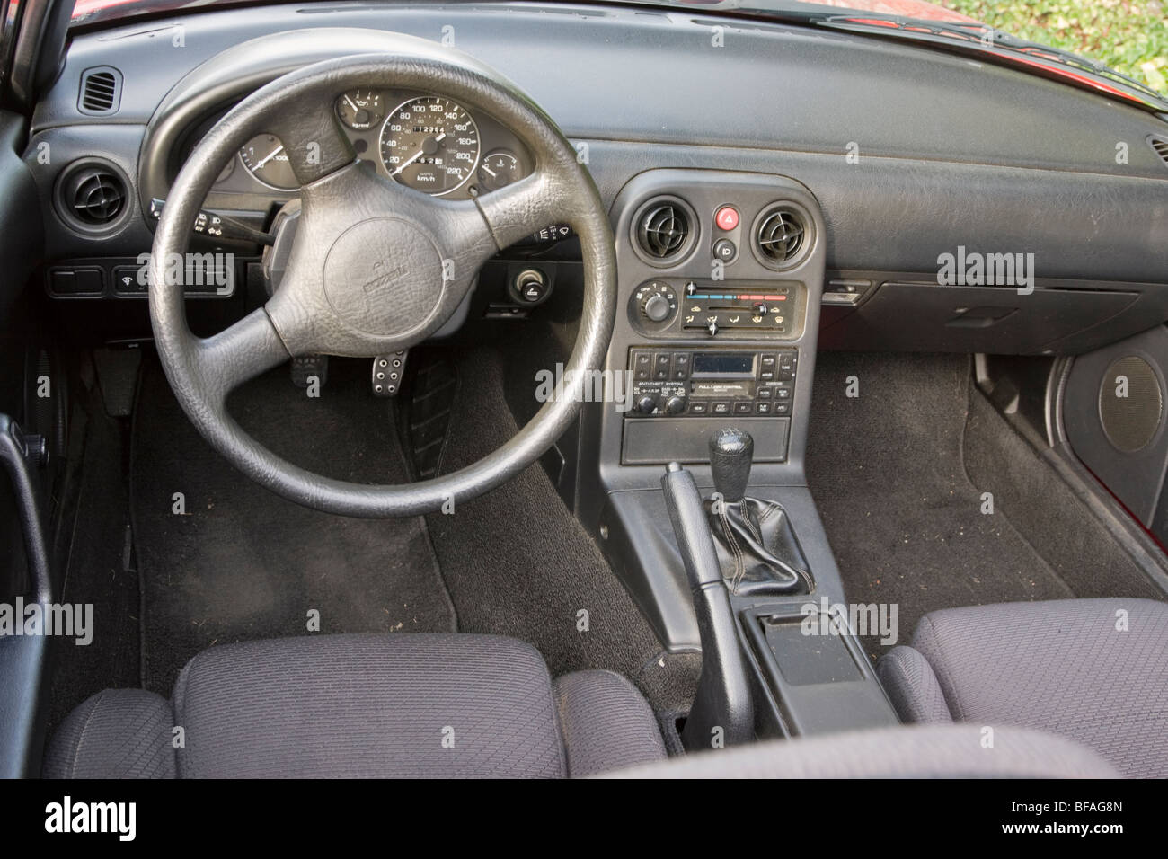 Mazda MX-5 Miata, interior Stock Photo - Alamy