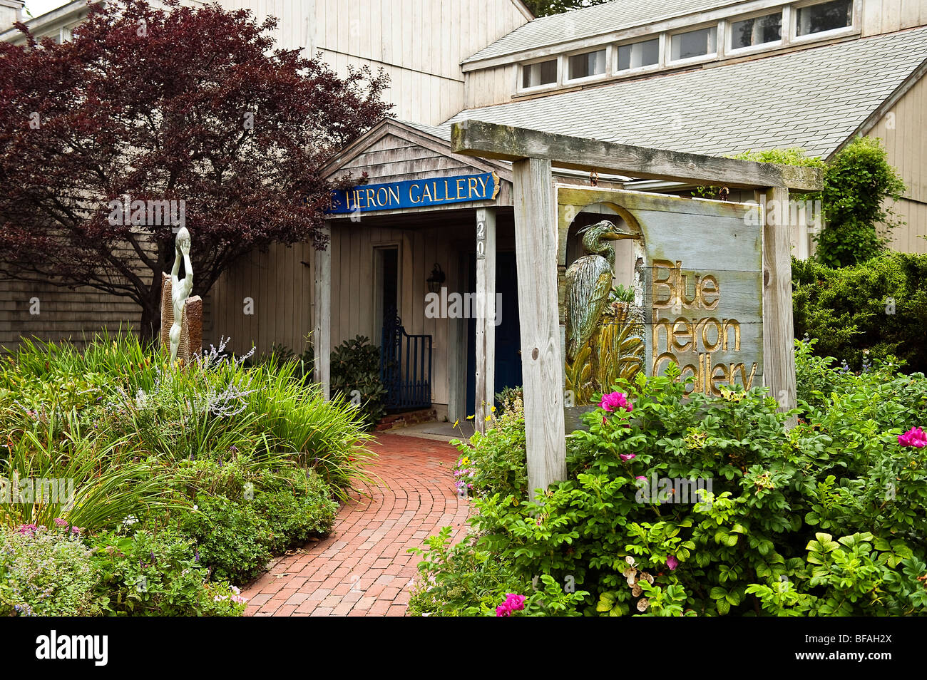 The Heron art gallery, Wellfleet, Cape Cod, MA, USA Stock Photo Alamy