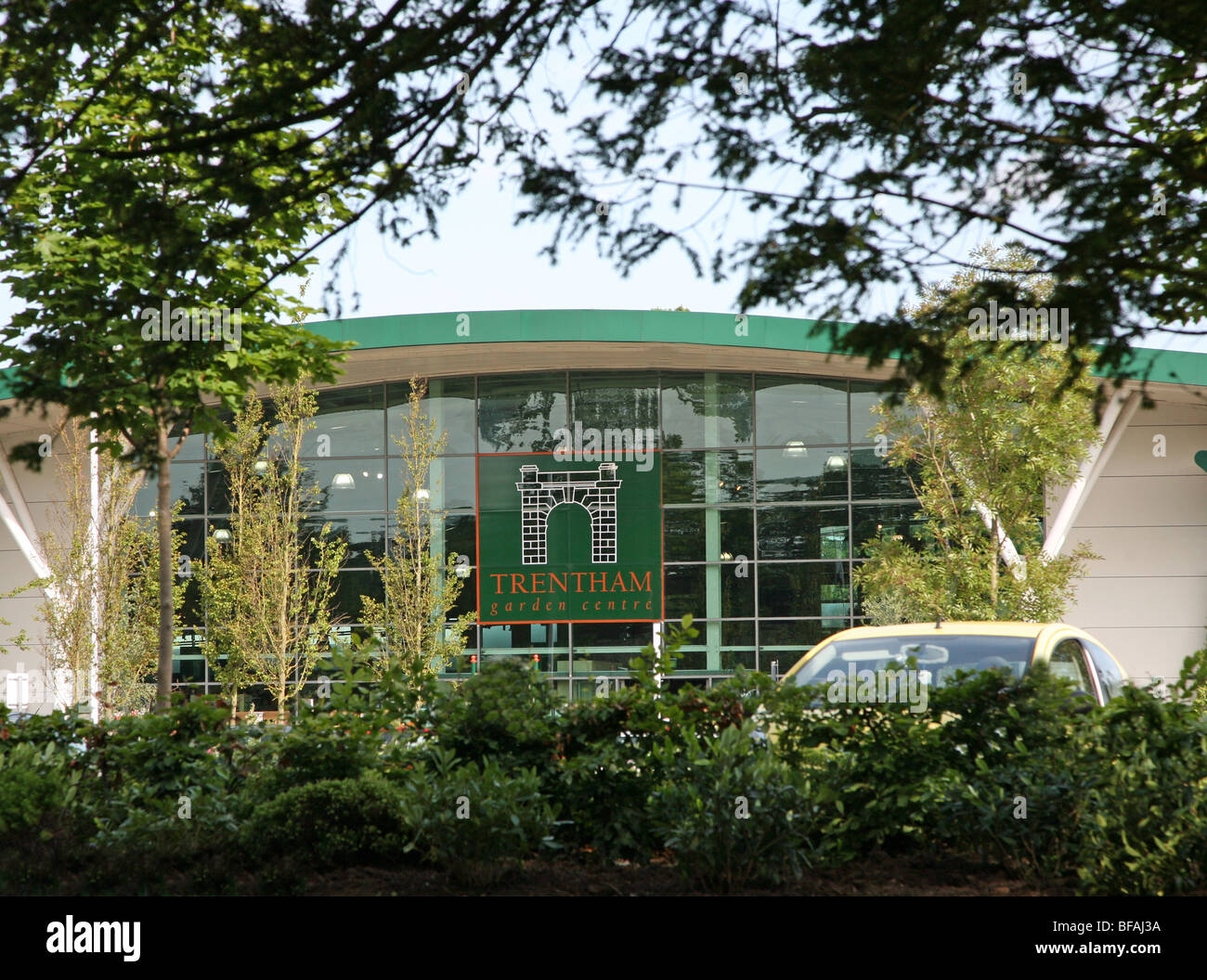 garden centre Trentham Gardens, StokeonTrent Stock Photo Alamy