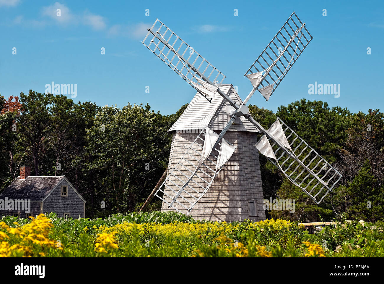Old Higgin's Farm Windmill at Drummer Boy Park and Museum, Brewster