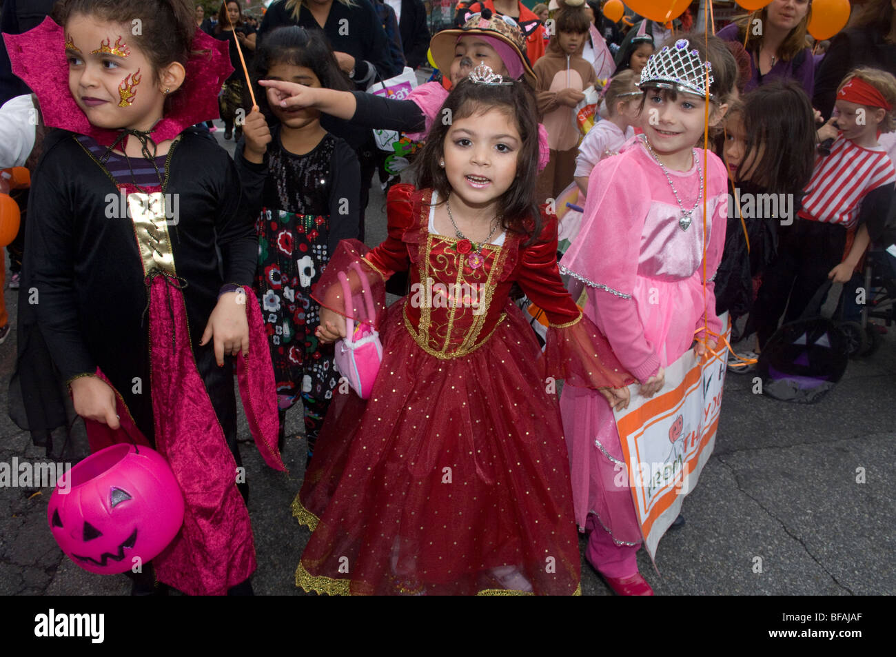 20th Annual Jackson Heights Halloween Parade in Queens, New York Stock