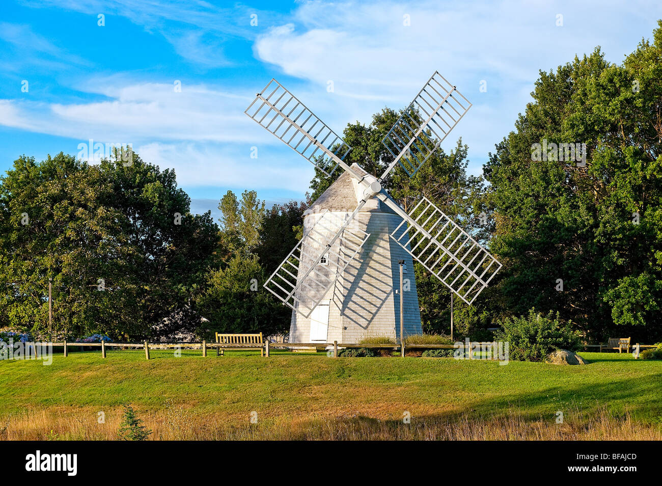 Jonathan Young Windmill, Orleans, Cape Cod, Massachusetts, USA Stock Photo