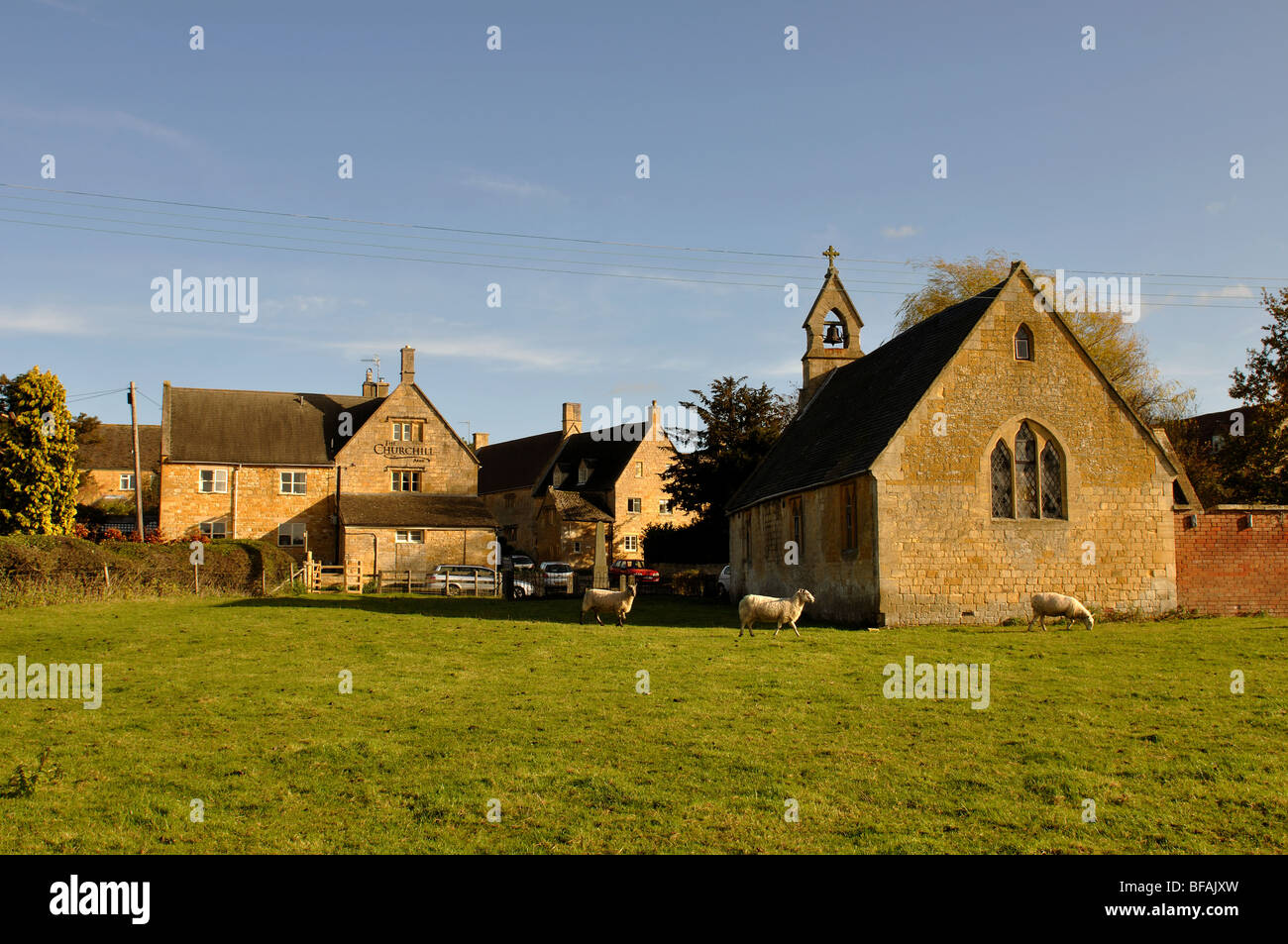 Paxford village, Gloucestershire, England, UK Stock Photo