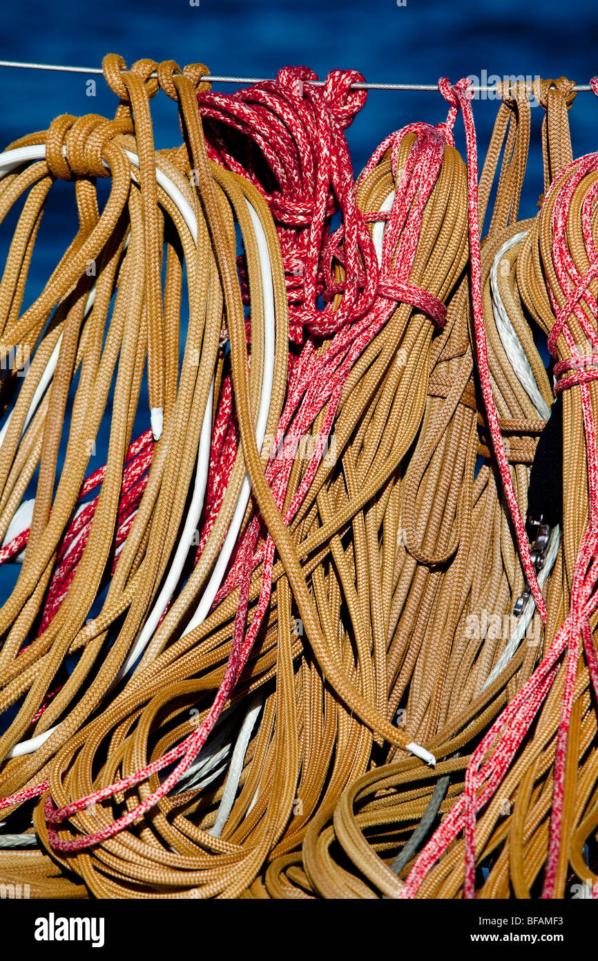 Rope, RIGGING Stock Photo