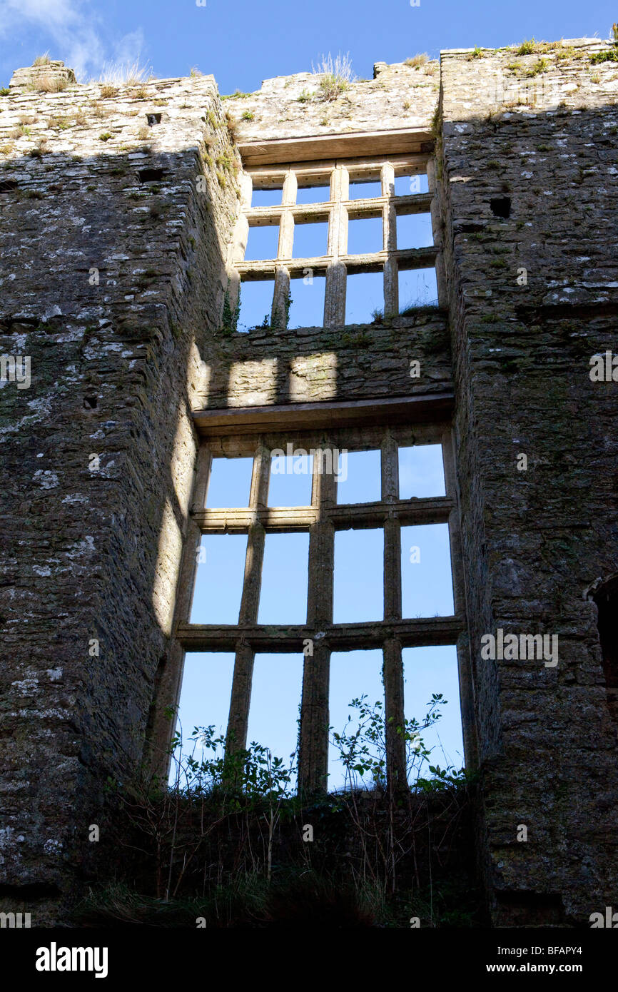 Carew castle Pembrokeshire, Wales built in 1270 Stock Photo