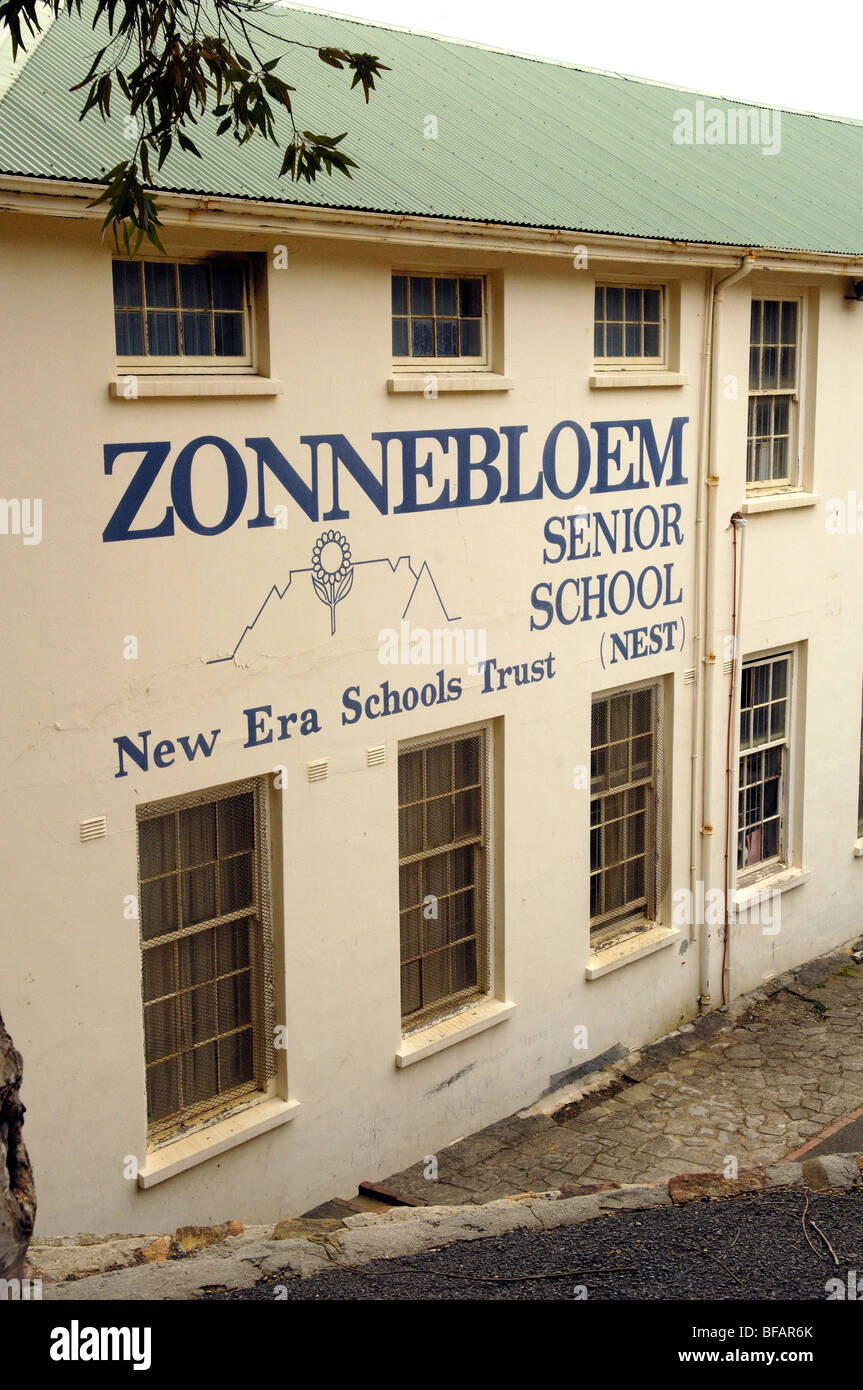 Zonnebloem Senior School, District 6, Cape Town, South Africa Stock