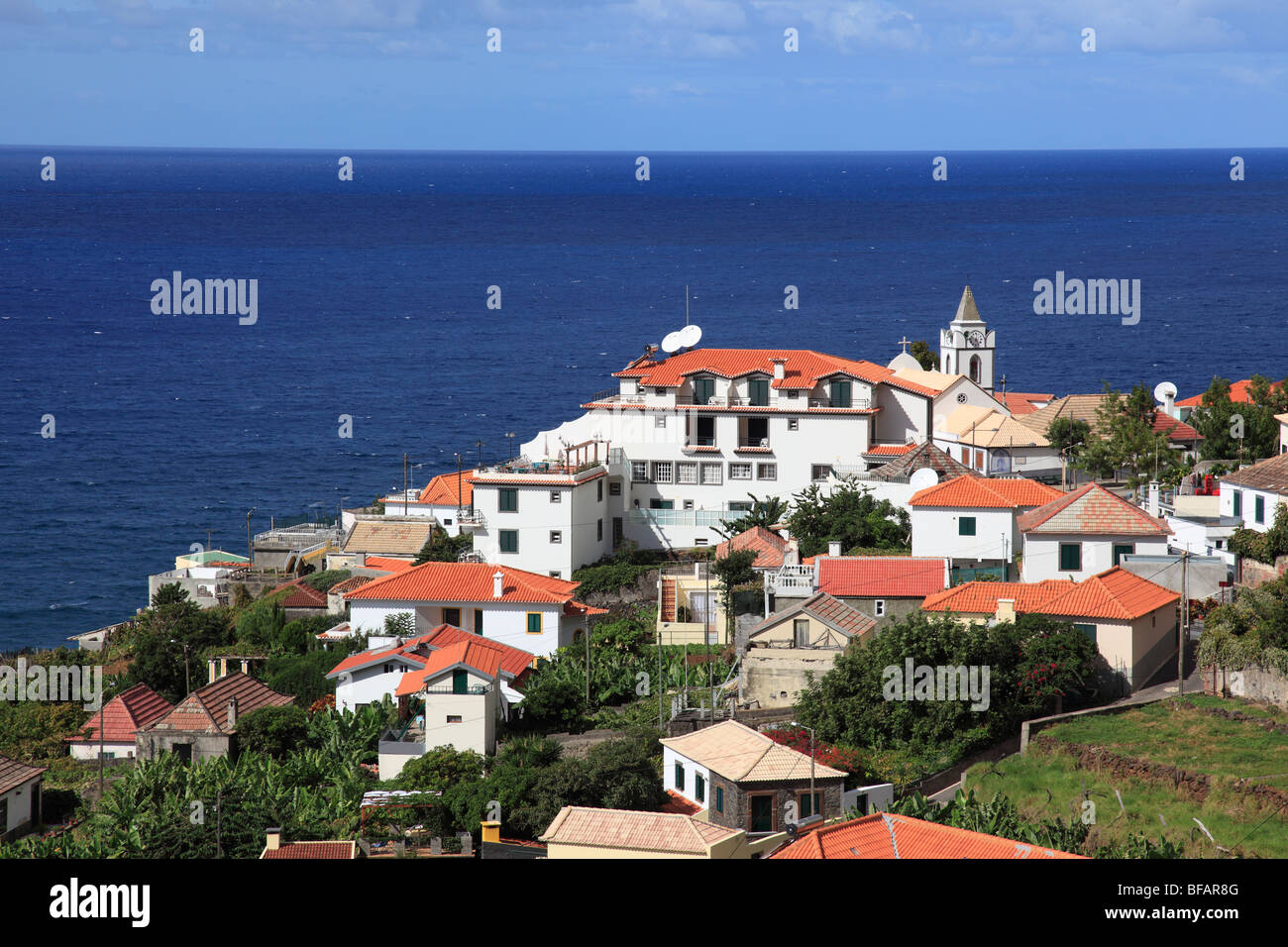 Jardim do Mar on the island Madeira, Portugal, Europe. Photo by Willy Matheisl Stock Photo