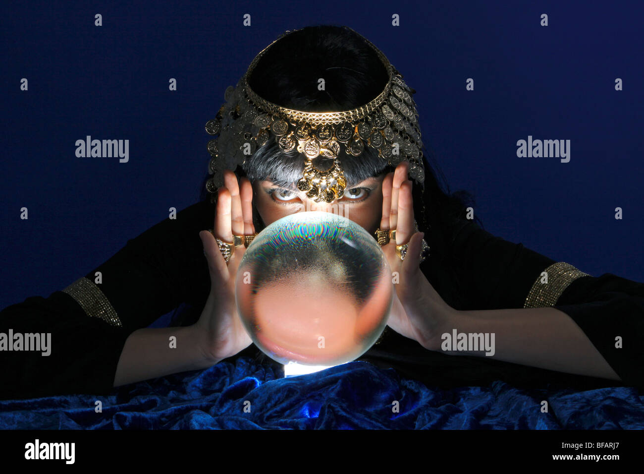 Fortune teller crystal ball hires stock photography and images Alamy