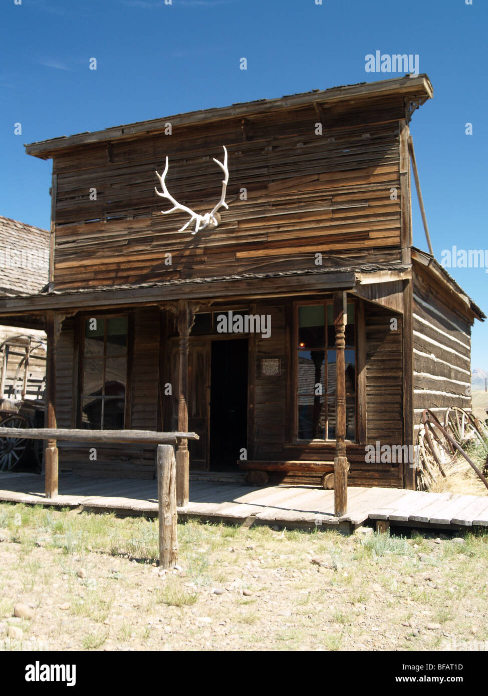 Rivers Saloon Trail Town Cody Wyoming USA Stock Photo