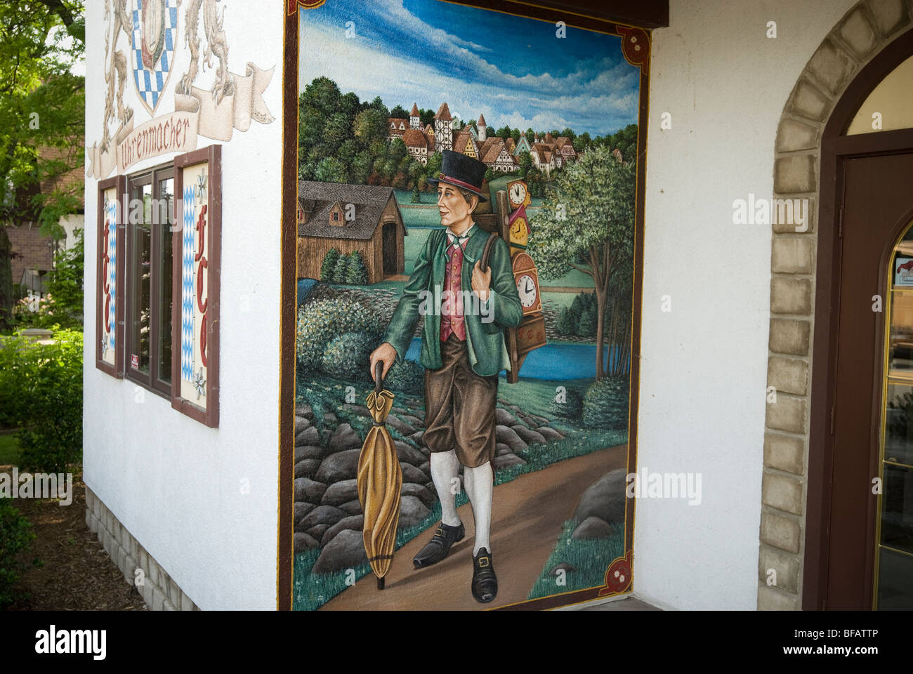 Frankenmuth Clock Company in Frankenmuth, Michigan Stock Photo Alamy