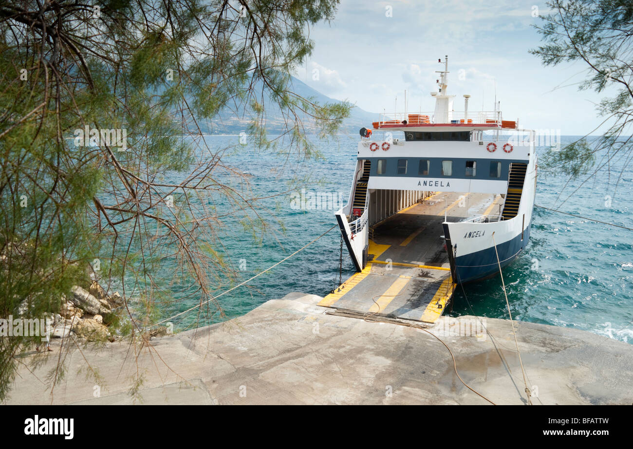 Kefalonia Pessada fishing village and ferry terminal for Zakynthos