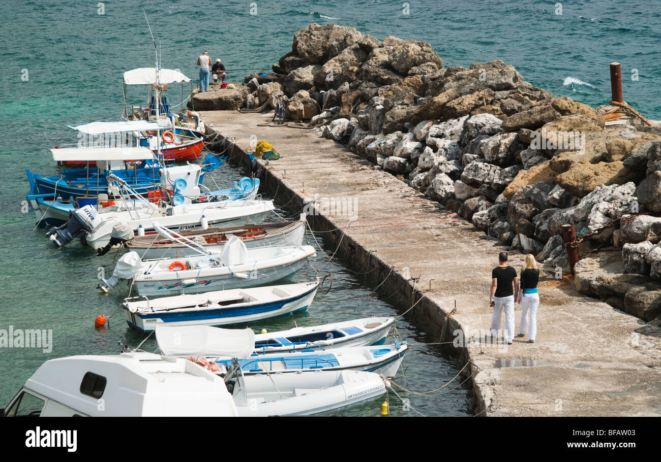 Kefalonia Pessada fishing village and ferry terminal for Zakynthos