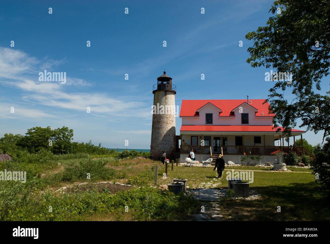 Charity Island, Michigan, United States of America Stock Photo