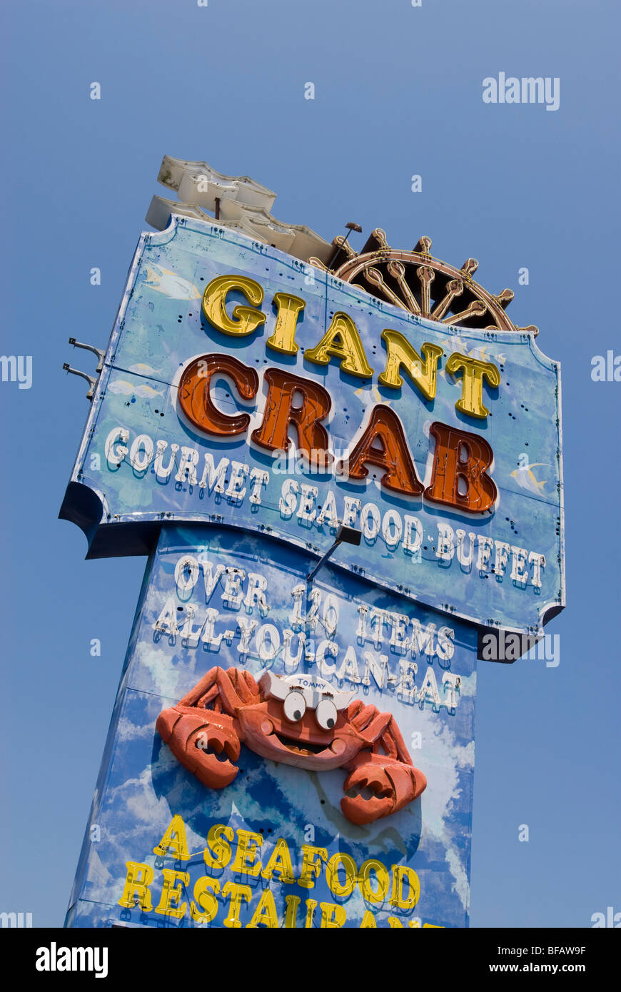 Giant Crab restaurant in Myrtle Beach, South Carolina, United States of America Stock Photo