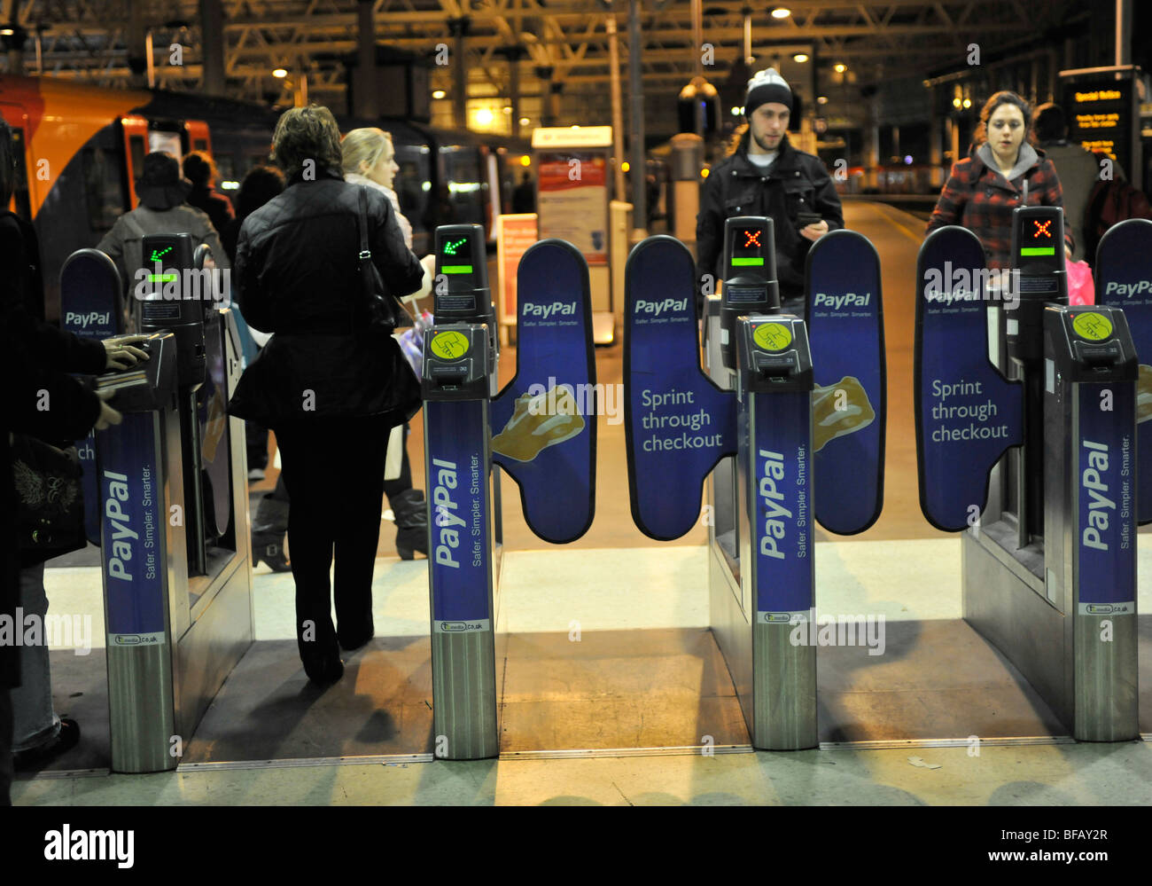 Train ticket barrier hires stock photography and images Alamy