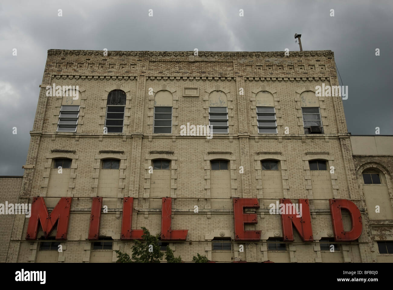 Mill End sign and architecture in Bay City, Michigan, United States of America Stock Photo Alamy