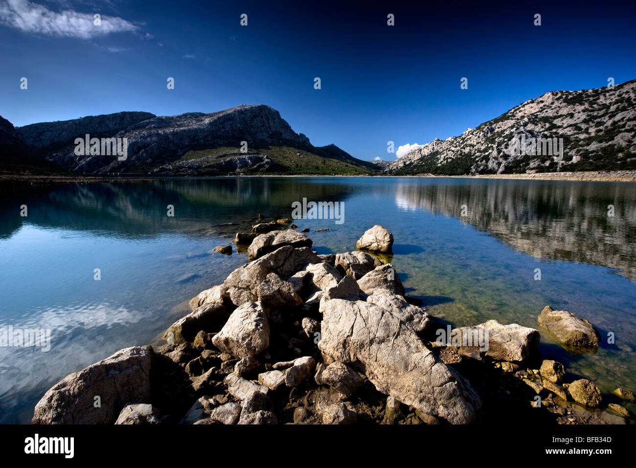 The GR-221 Walking Route - Tramuntana Mountains, Cuber Lake, Mallorca Stock  Photo - Alamy